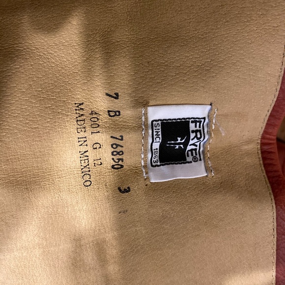 Frye Burnt Red Philip Harness Boot - Picture 6 of 7